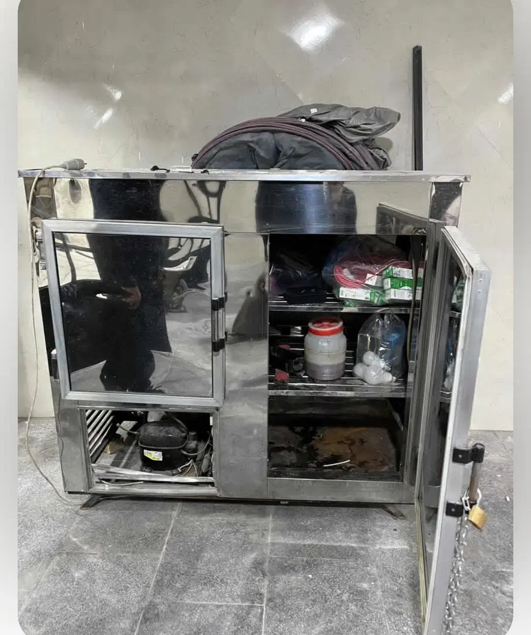 یخچال ویترینی شیشه خم|فروشگاه و مغازه|ملایر, |دیوار