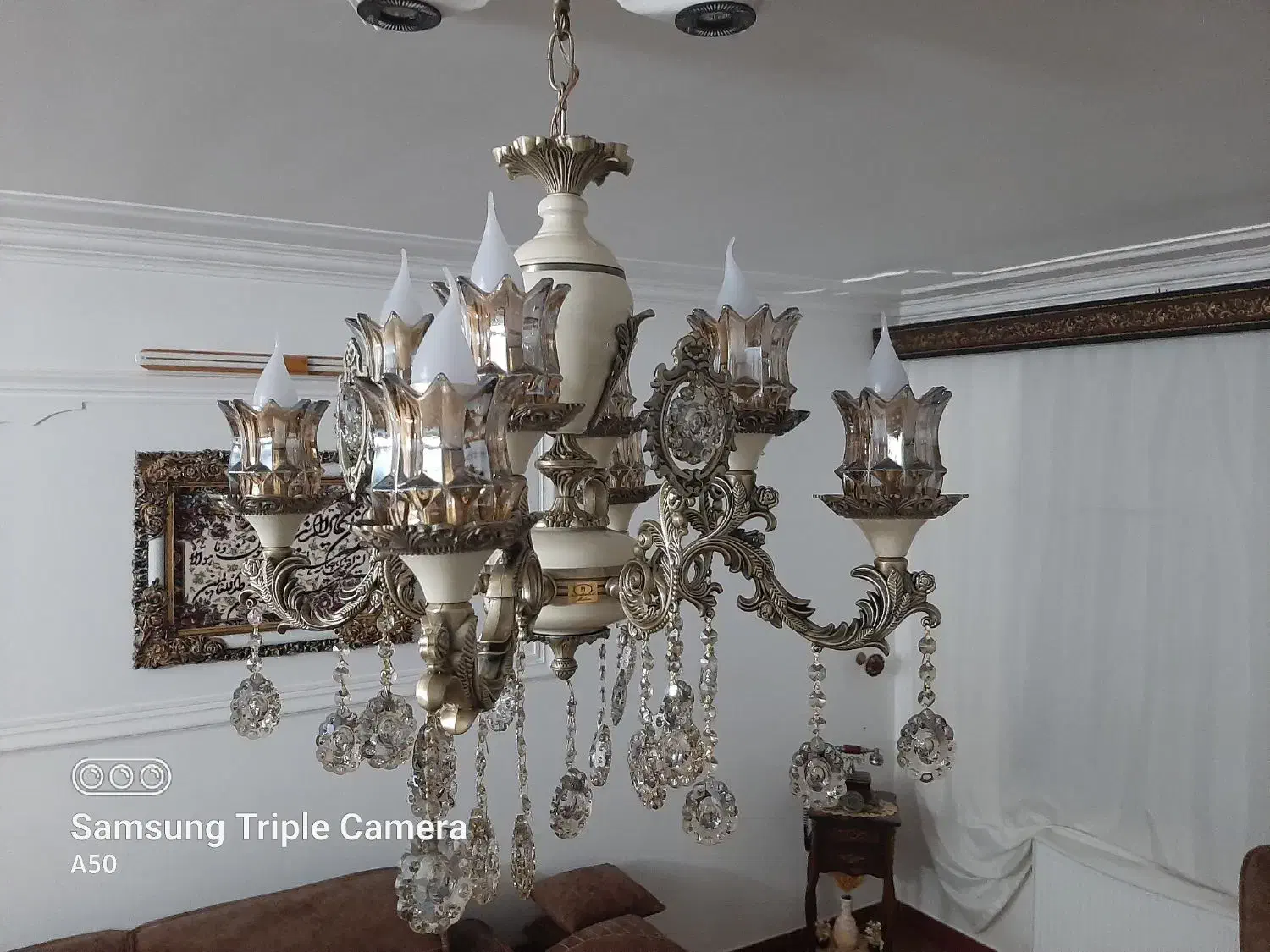 لوستر|لوستر و چراغ آویز|اردبیل, |دیوار