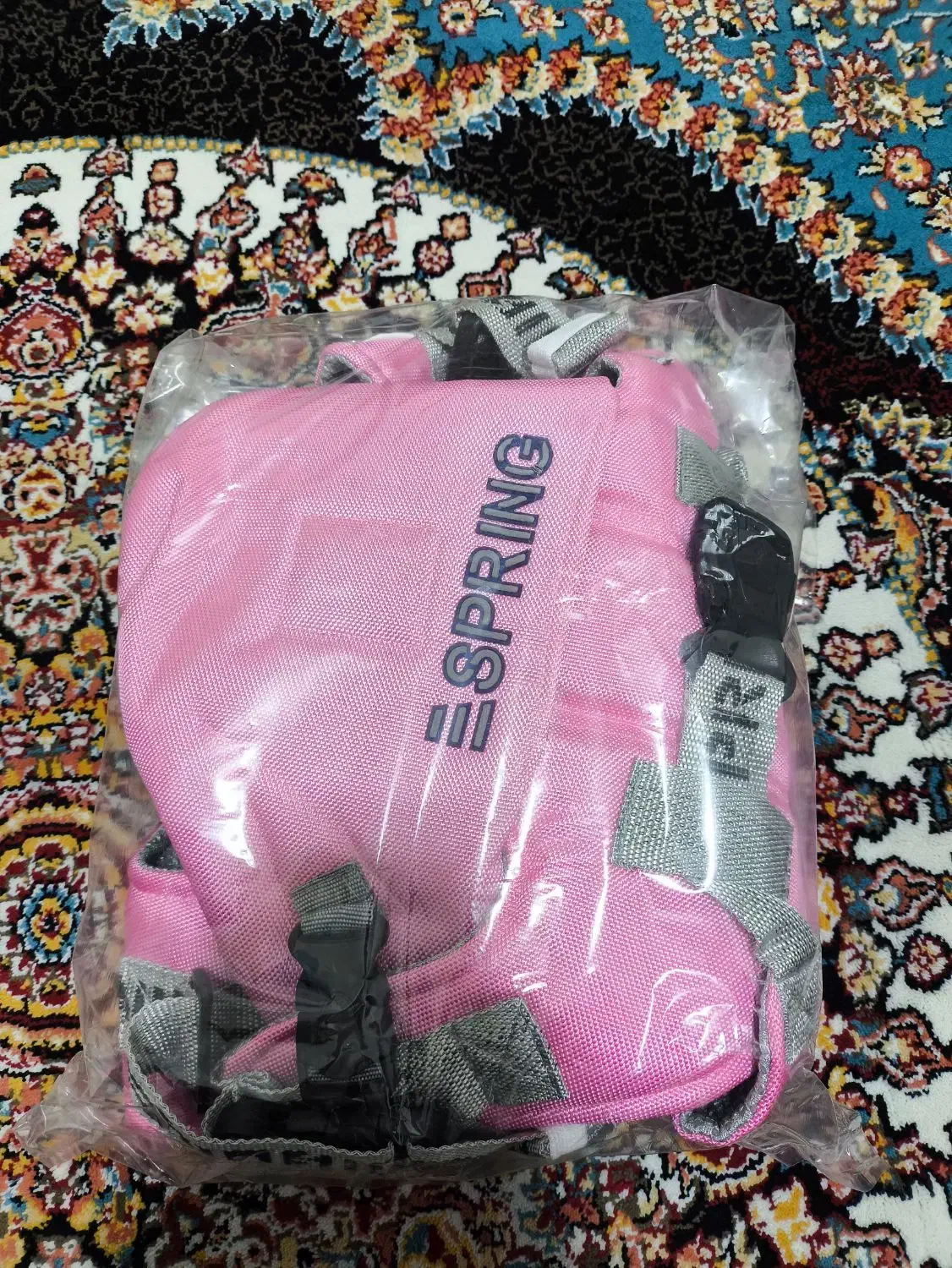 آغوشی کودک مارک اسپرینگ رنگ صورتی نو نو|کالسکه و لوازم جانبی|کازرون, |دیوار