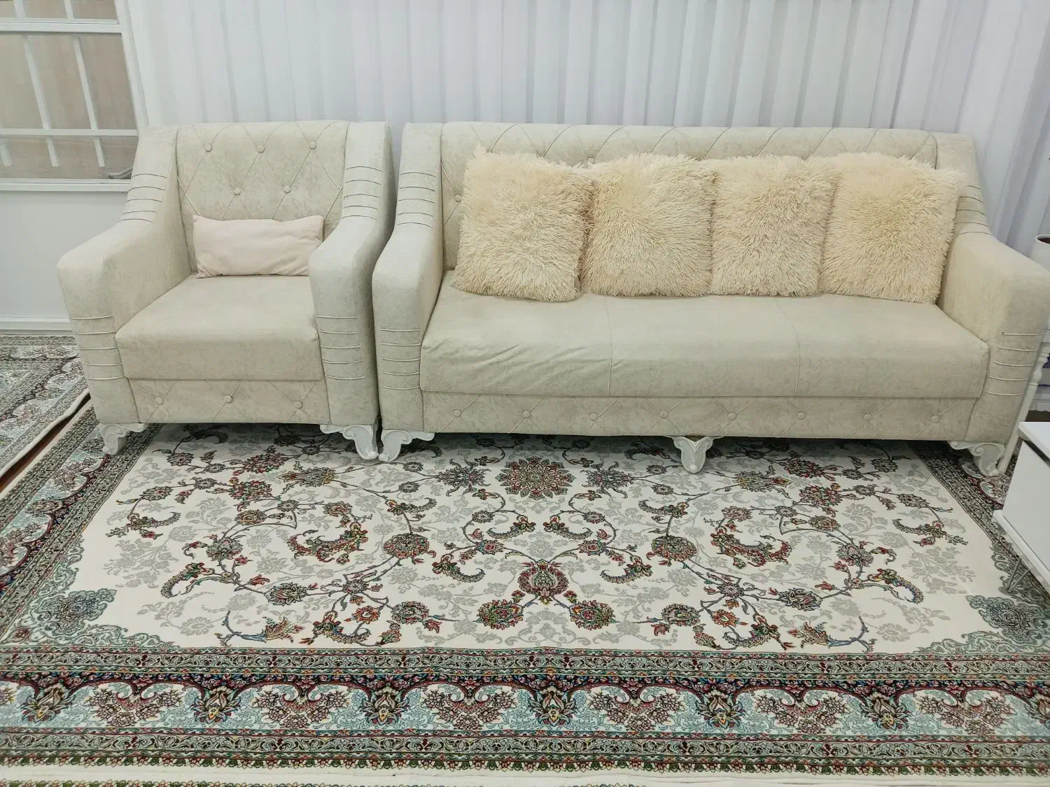 مبل 7نفره چستر در حدنو خیلی شیک|مبلمان خانگی و میز عسلی|مریوان, |دیوار
