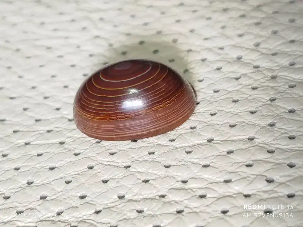 نگین انگشتری عقیق باباقوری خوشرنگ تراش دار|جواهرات|شهریار, شهریار|دیوار