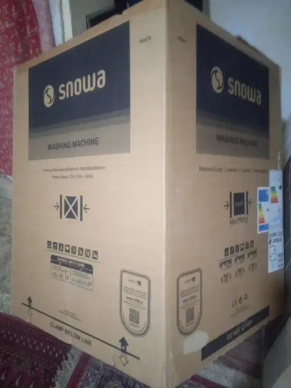 کارتن لباسشویی اسنوا|ماشین لباسشویی و خشک‌کن لباس|چهاردانگه (تهران), |دیوار