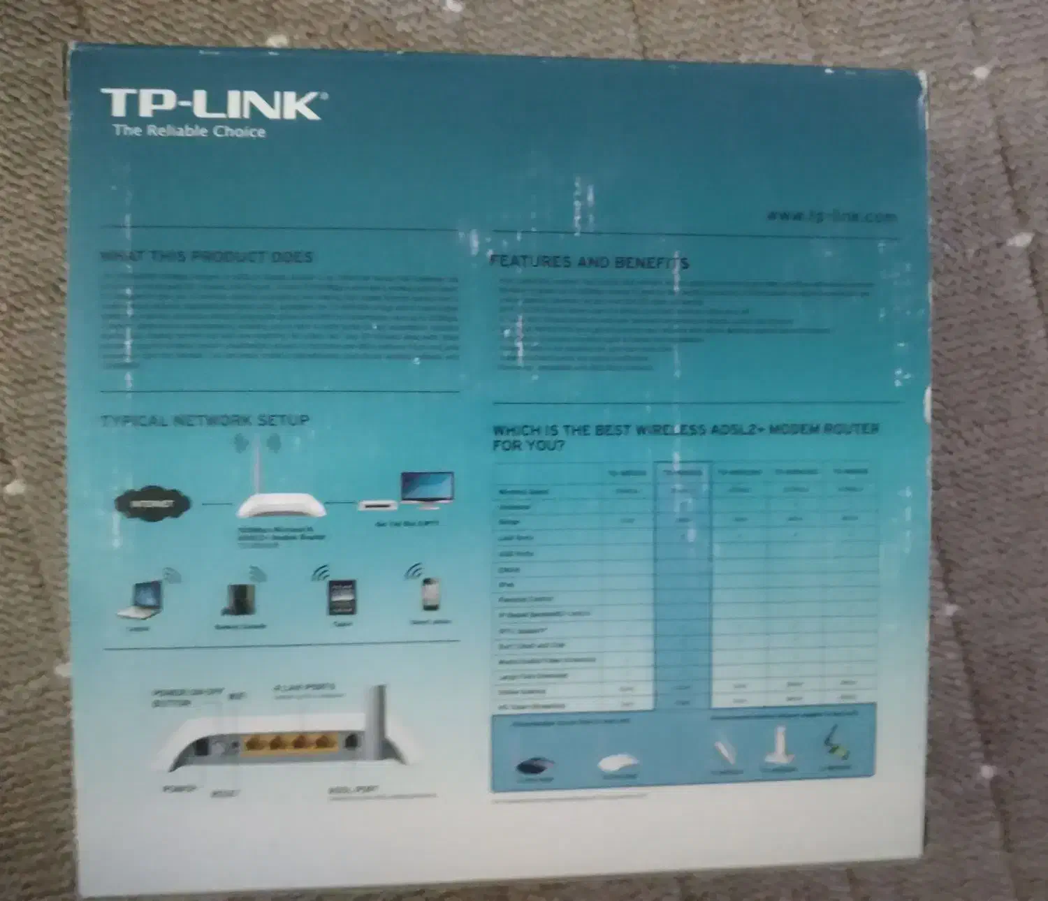 مودم ADSL تی پی لینک|مودم و تجهیزات شبکه|سنندج, |دیوار