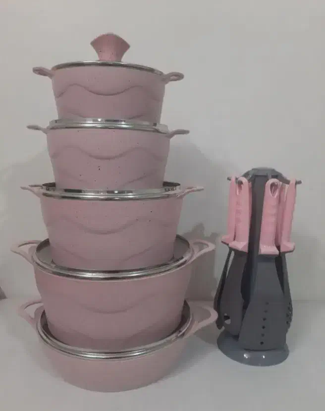 سرویس قابلمه گرانیتی ترکیه|ظروف پخت‌وپز|تهران, هوانیروز|دیوار