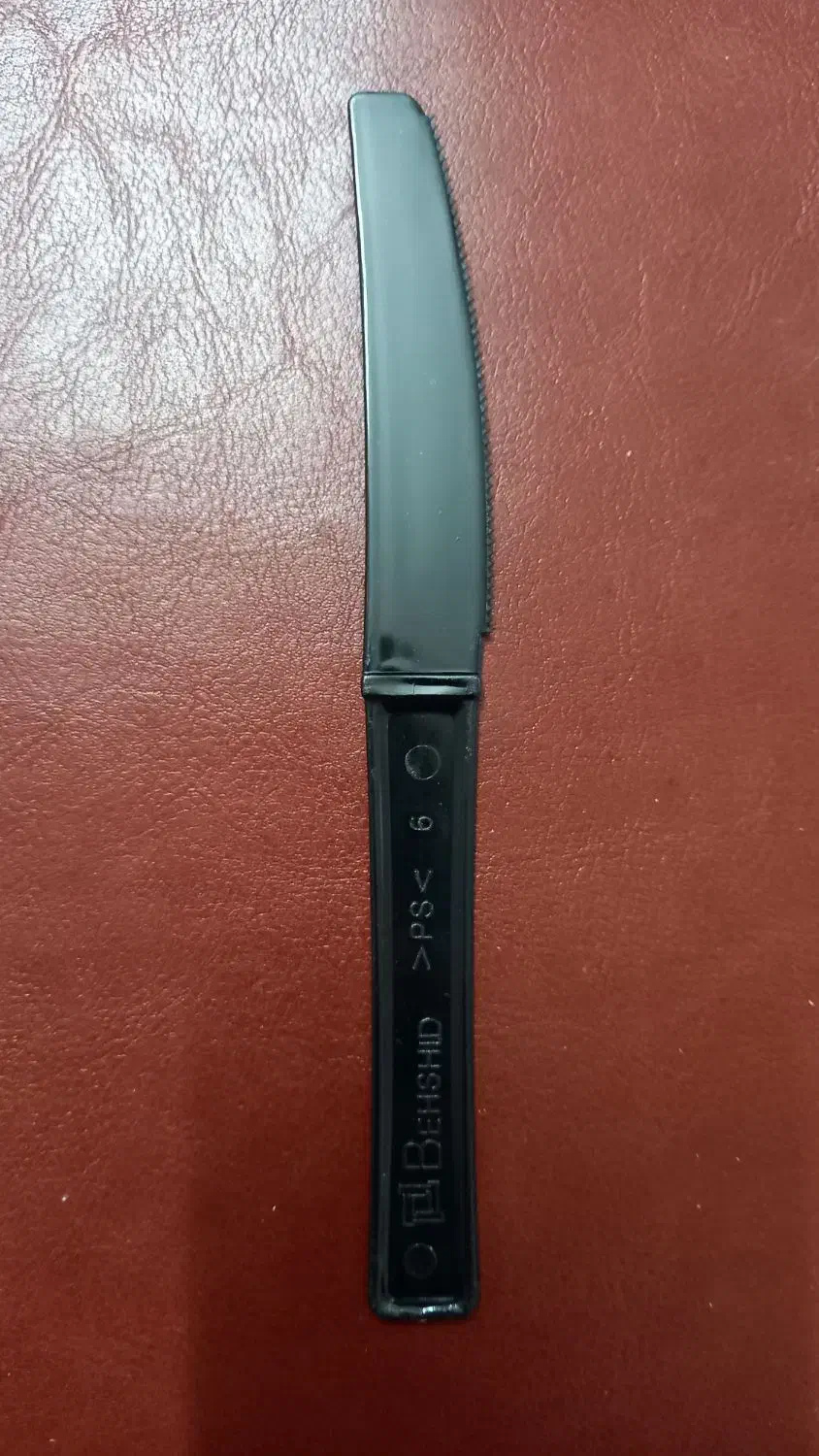 چاقو یکبار مصرف مشکی|ظروف نگهدارنده، پلاستیکی، یکبارمصرف|ساری, |دیوار