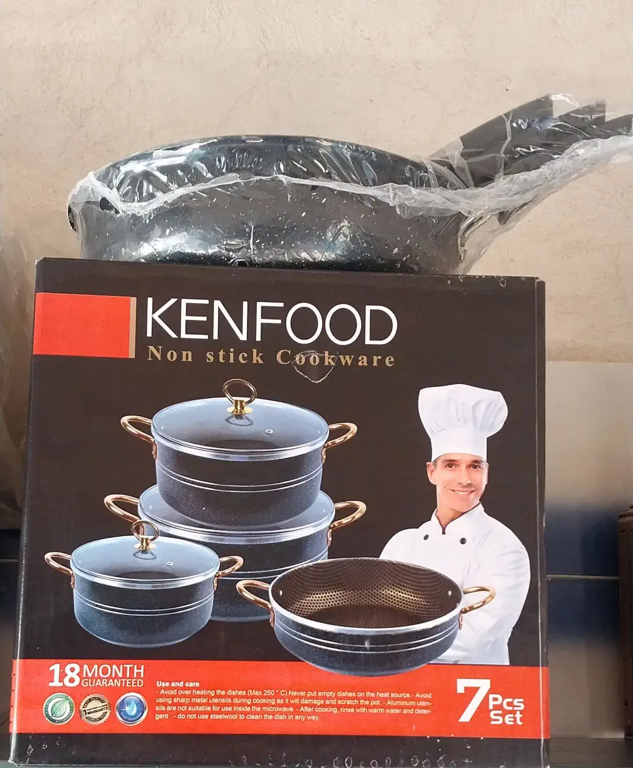 سرویس ماهی تابه وقابلمه تفلون|ظروف پختوپز|اندیمشک, |دیوار