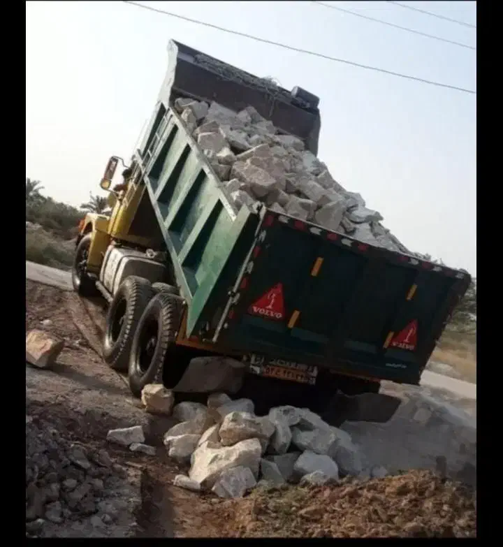 سنگ پی هفتگلی وماسه وشن وپوکه معدنی وصدف|مصالح و تجهیزات ساختمان|آبادان, |دیوار