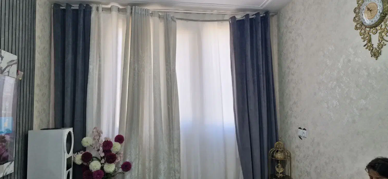 پرده سالنی ۳در ۳ متر پانچ|پرده، رانر، رومیزی|قم, زند آباد|دیوار