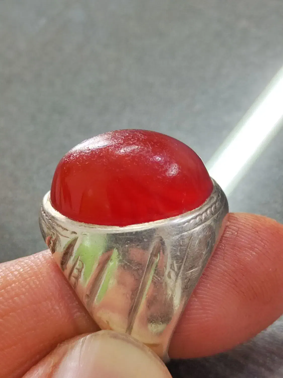 انگشتر عقیق کلوخه|جواهرات|یزد, |دیوار