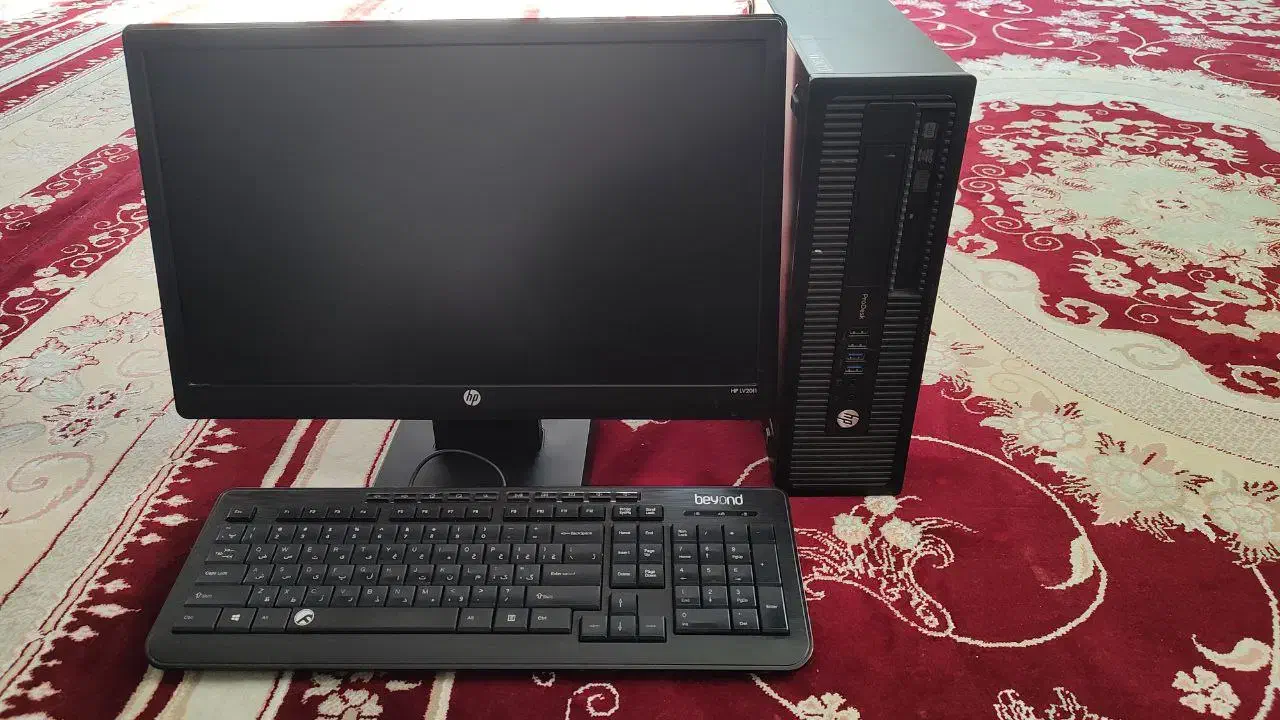 کامپیوتر corei5 مناسب کارهای اداری و خانگی HP|رایانه رومیزی|هشتگرد, هشتگرد قدیم|دیوار