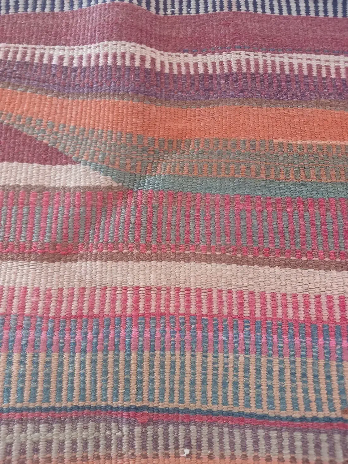 گلیم یا لی دست بافت|گلیم، جاجیم، گبه|بروجرد, |دیوار