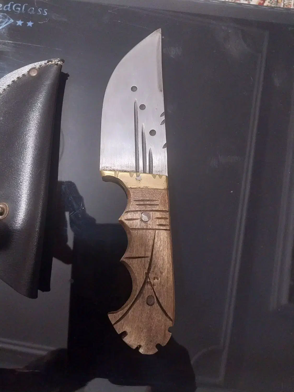 چاقو راسته|کلکسیون اشیاء عتیقه|تنکابن, |دیوار