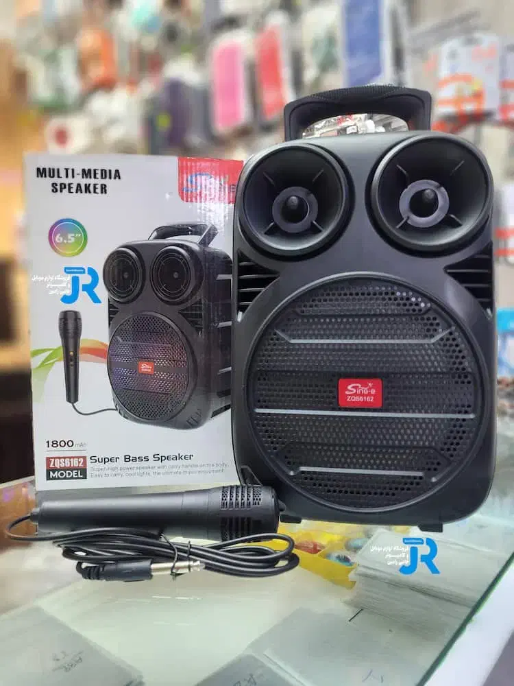 اسپیکر قابل حمل بلوتوثی فلشخور میکروفون داررقص نور|سیستم صوتی خانگی|اردبیل, |دیوار