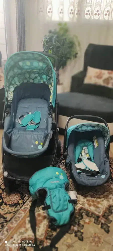 ست کالسکه کریر و آغوشی گود بیبی کاملا نو|کالسکه و لوازم جانبی|شیراز, کاراندیش|دیوار