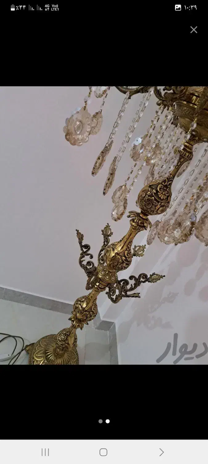 کنار سالن برنزی سنگین|چراغ خواب و آباژور|ارومیه, |دیوار