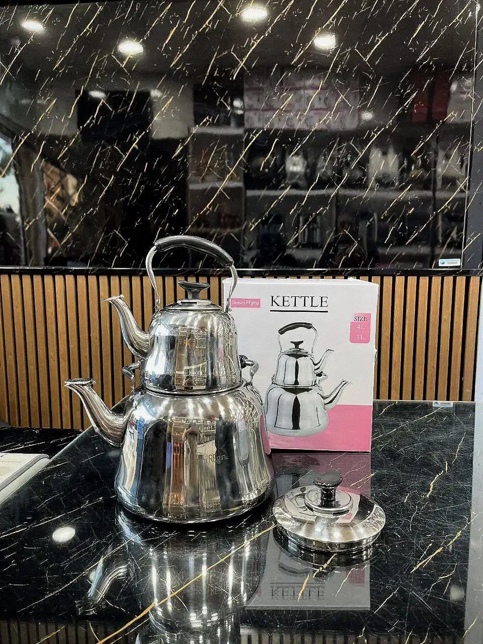 کتری قوری|قوری، کتری، قهوه‌ساز دستی|سنگر, |دیوار