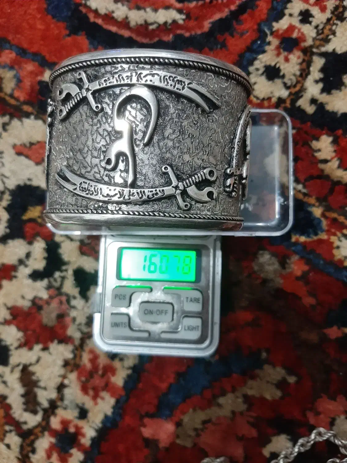 دستبند نقره زیبا۱۶۸ گرم|جواهرات|شهرکرد, |دیوار