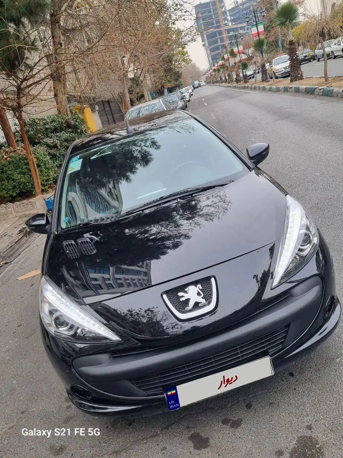 207 tu5|خودرو سواری و وانت|تهران, درختی|دیوار