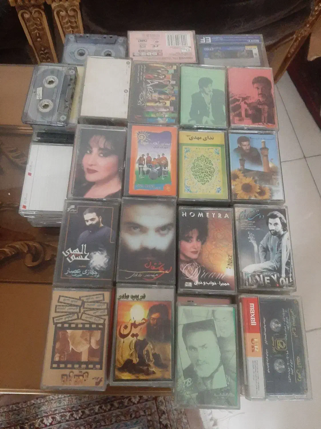 ۱۲۲ عدد نوار کاست قدیمی|کلکسیون اشیاء عتیقه|تهران, صد دستگاه|دیوار