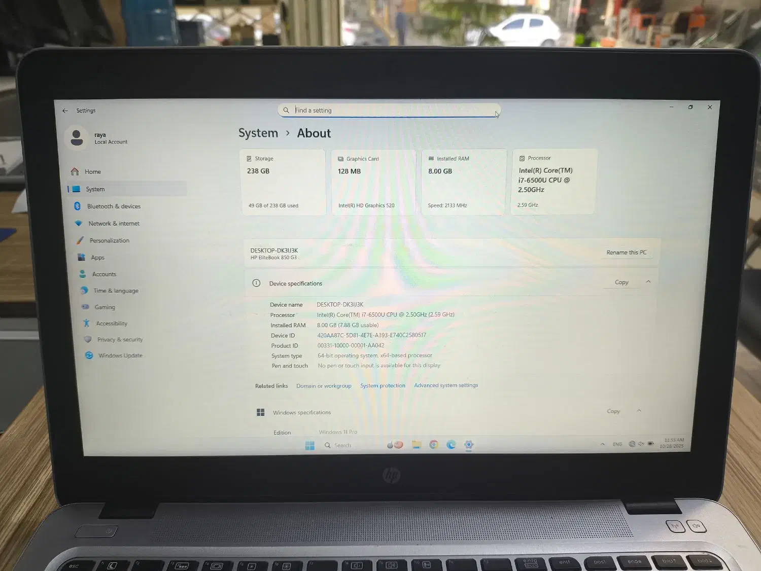 لپ تاپ HP 850 G3 خوش قیمت|رایانه همراه|بجنورد, |دیوار