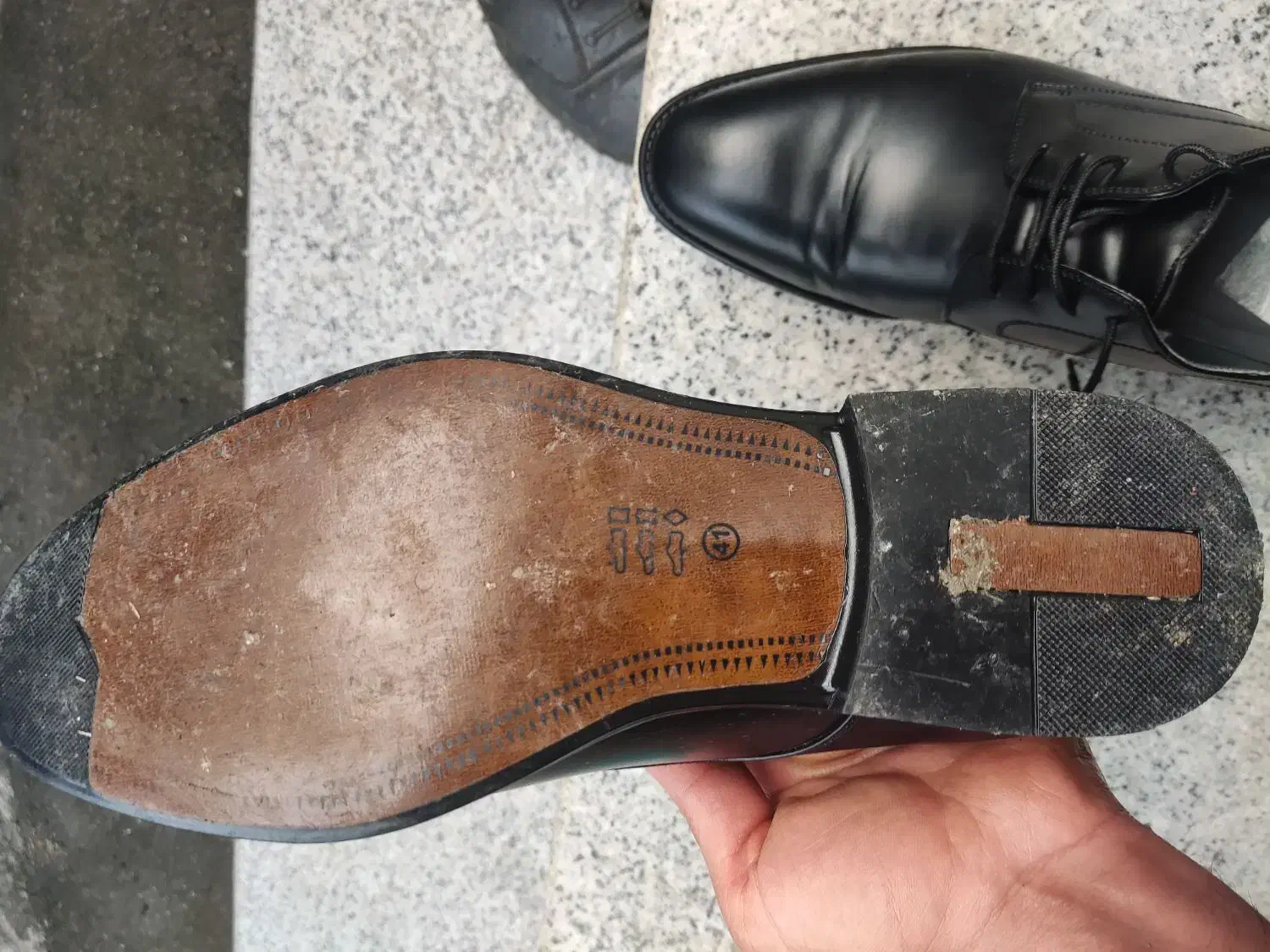 کفش مجلسی چرم نو|کیف، کفش، کمربند|تنکابن, |دیوار