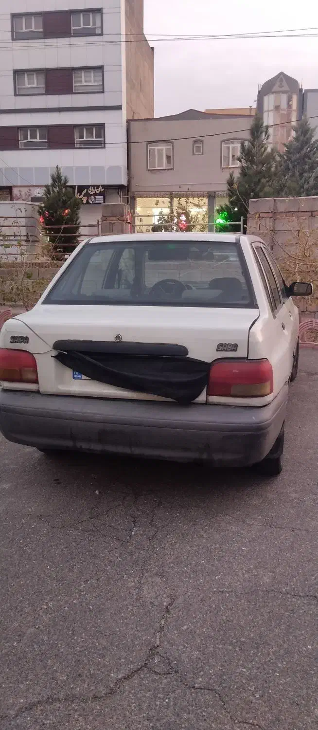 خودروی پرایدمدل82رنگ سفید|خودرو سواری و وانت|سهند, |دیوار