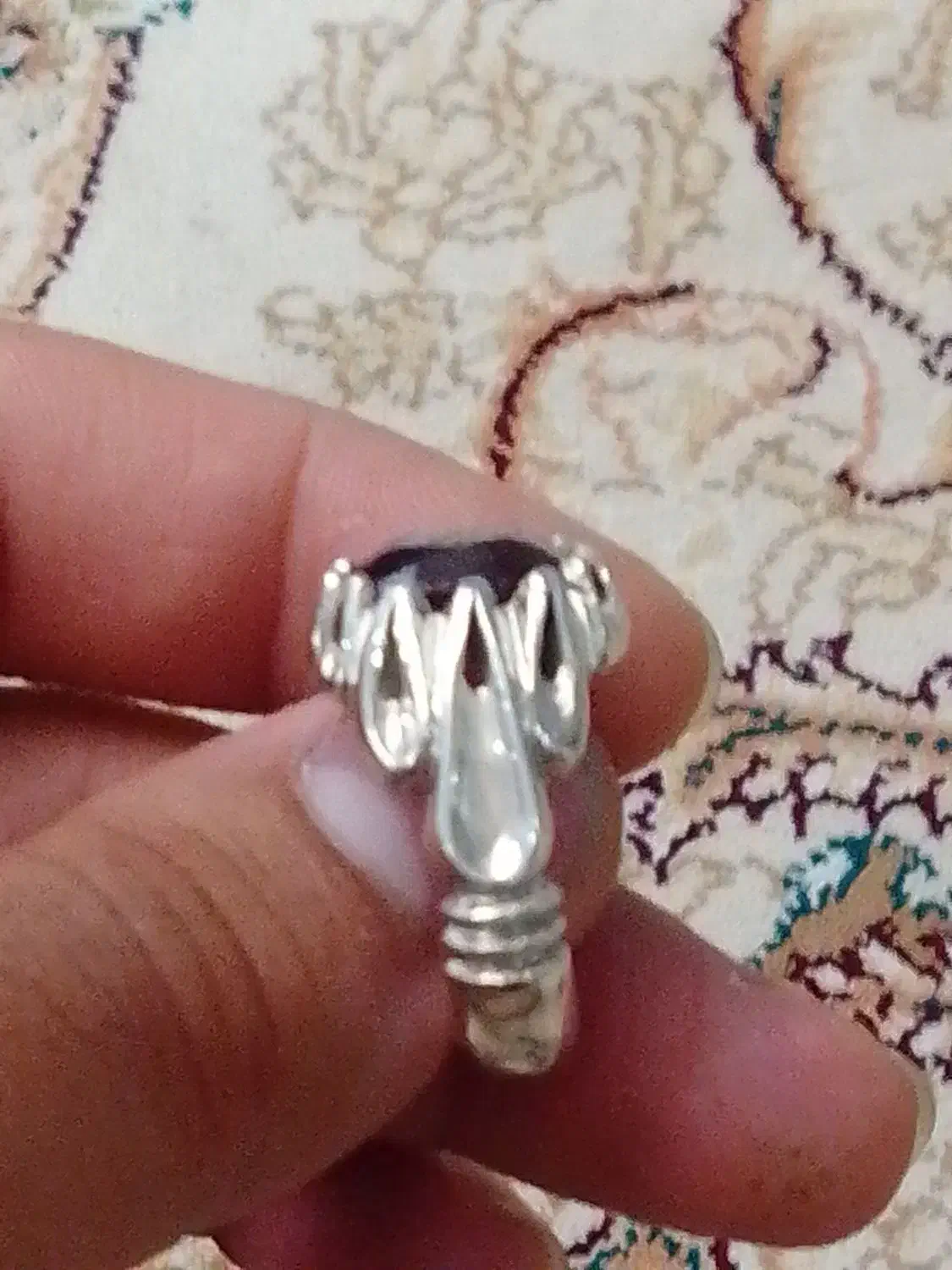 انگشتر یاقوت افریقایی درجه یک دونه اناری مردانه|جواهرات|فردیس, فرامرزیه|دیوار