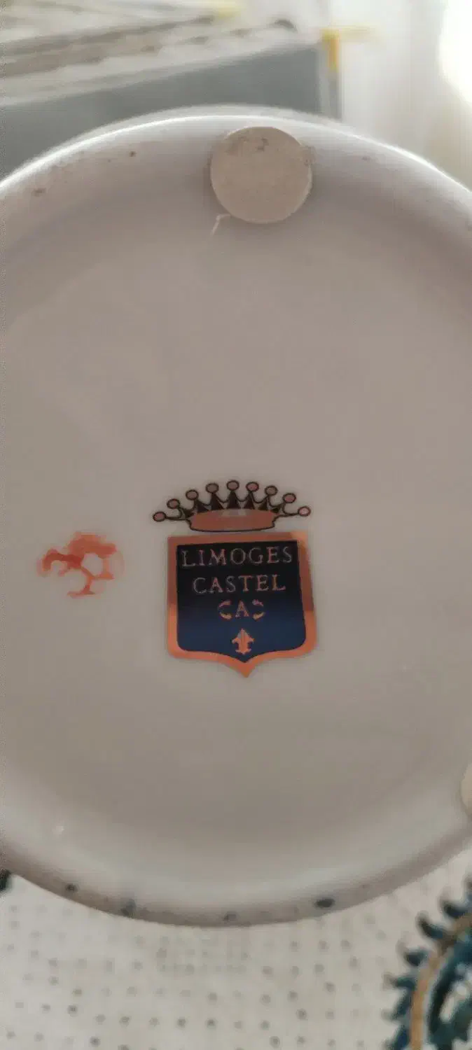 چینی گل برجسته مارک لمونژ کاستل|ظروف سرو و پذیرایی|قم, باجک دو|دیوار