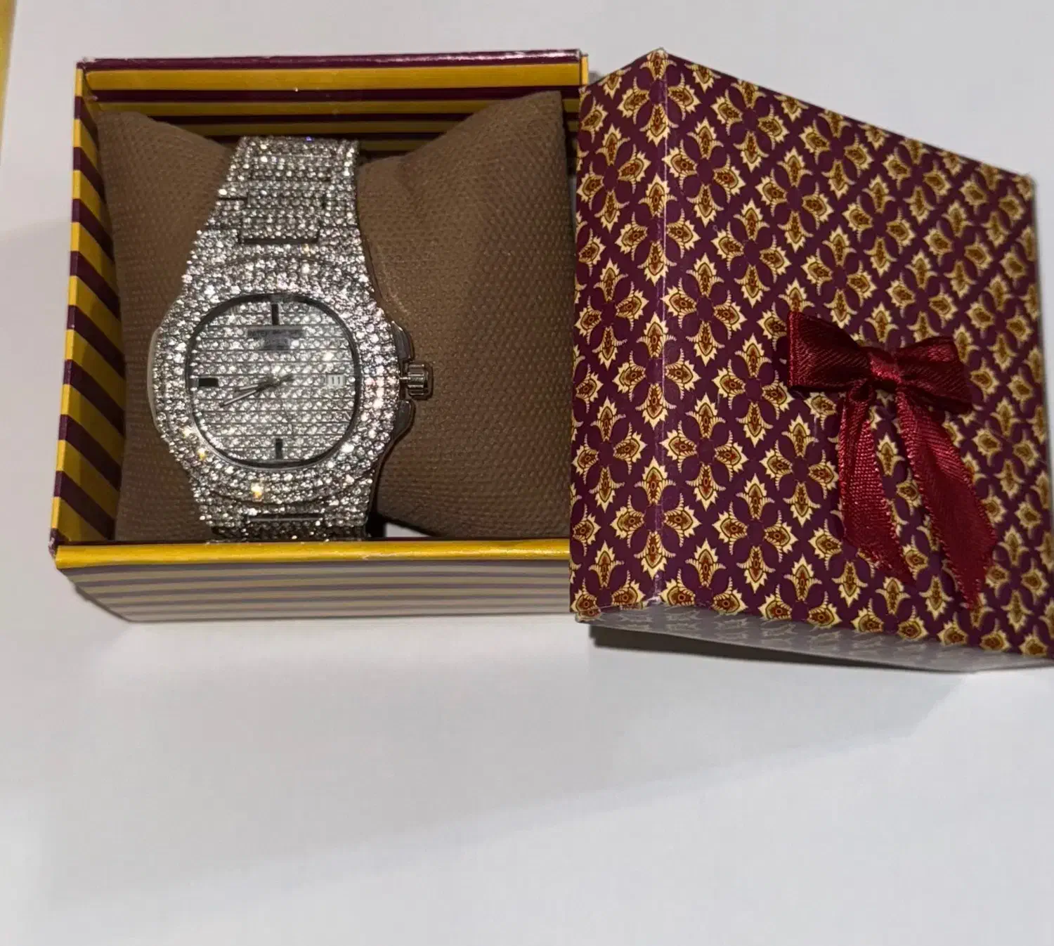 ساعت فول نگین مردانه|ساعت|خوی, |دیوار