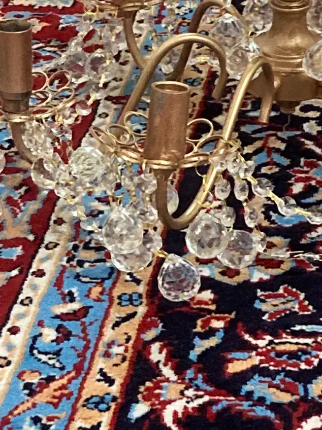 لوستر شش خاخه|لوستر و چراغ آویز|یزد, |دیوار