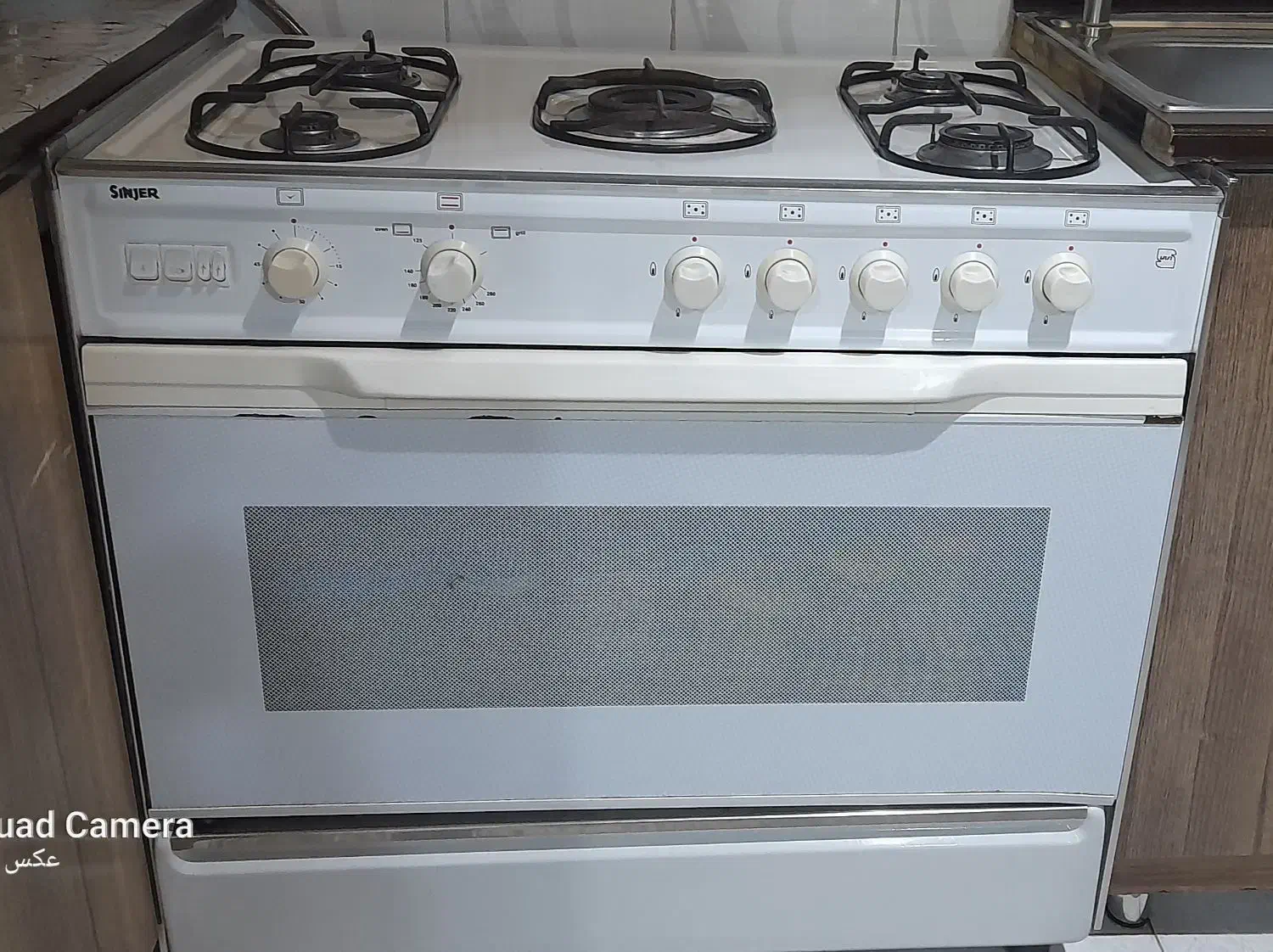 گاز ۵شعله فر اصل|اجاق گاز و لوازم برقی پخت‌وپز|دیواندره, |دیوار