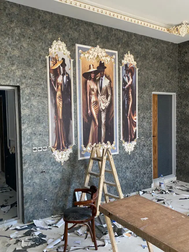 نصب کاغذ دیواری تبریز و شهرستان ها|خدمات پیشه و مهارت|تبریز, |دیوار