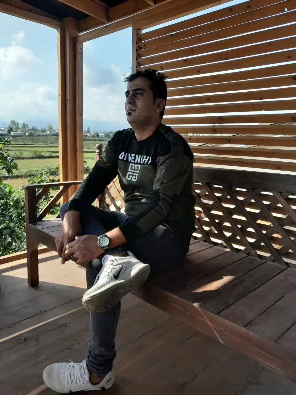 نیم کد آلاچیق چوبی کلبه سویسی چمستان|صندلی و نیمکت|چمستان, |دیوار