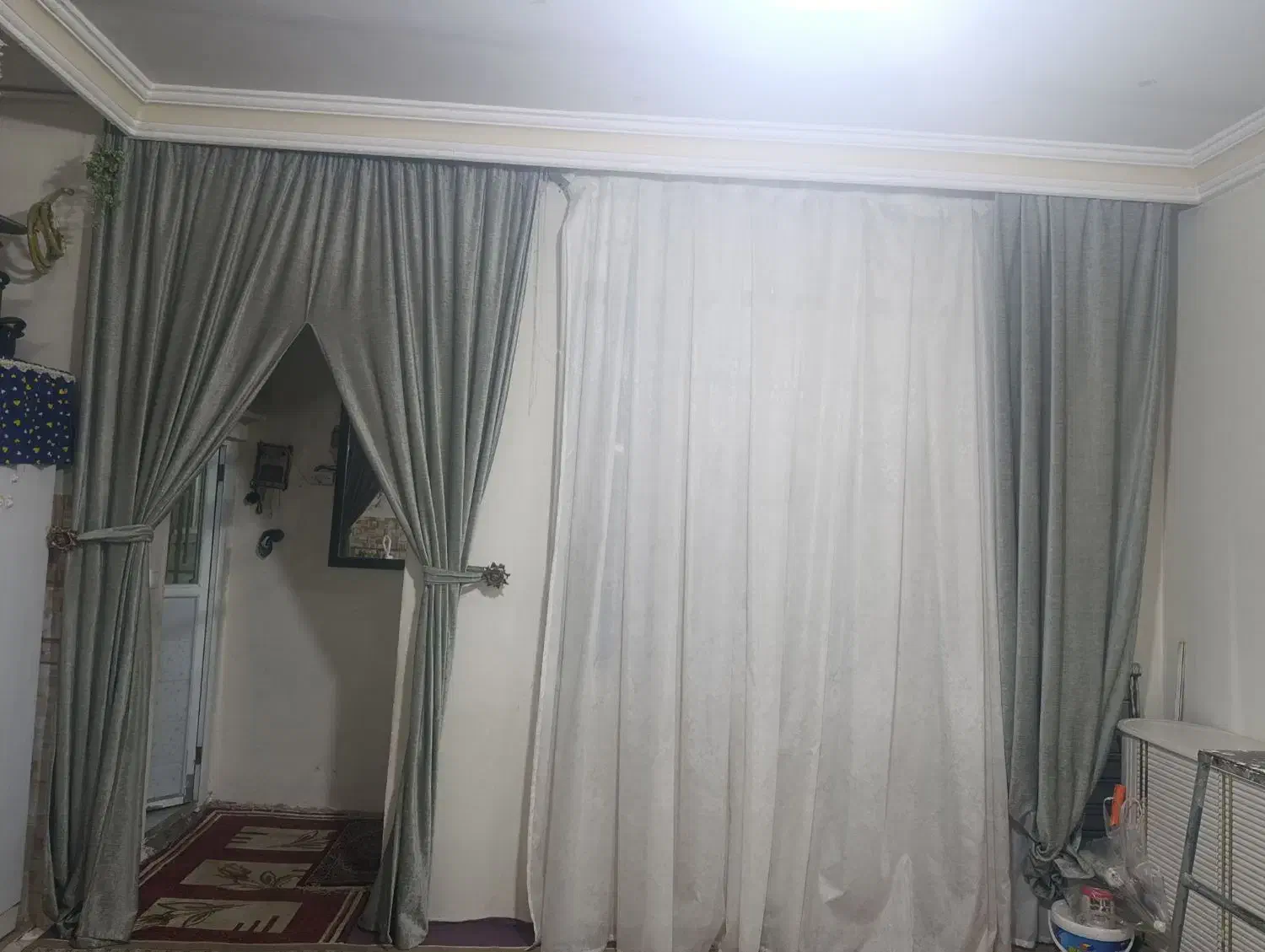 پرده مخمل|پرده، رانر، رومیزی|مشهد, شترک|دیوار