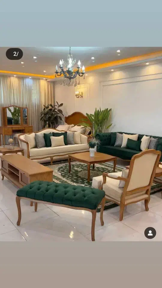 مبل کلاسیک کویین فرانسوی|مبلمان خانگی و میز عسلی|کرج, حصارک پایین|دیوار