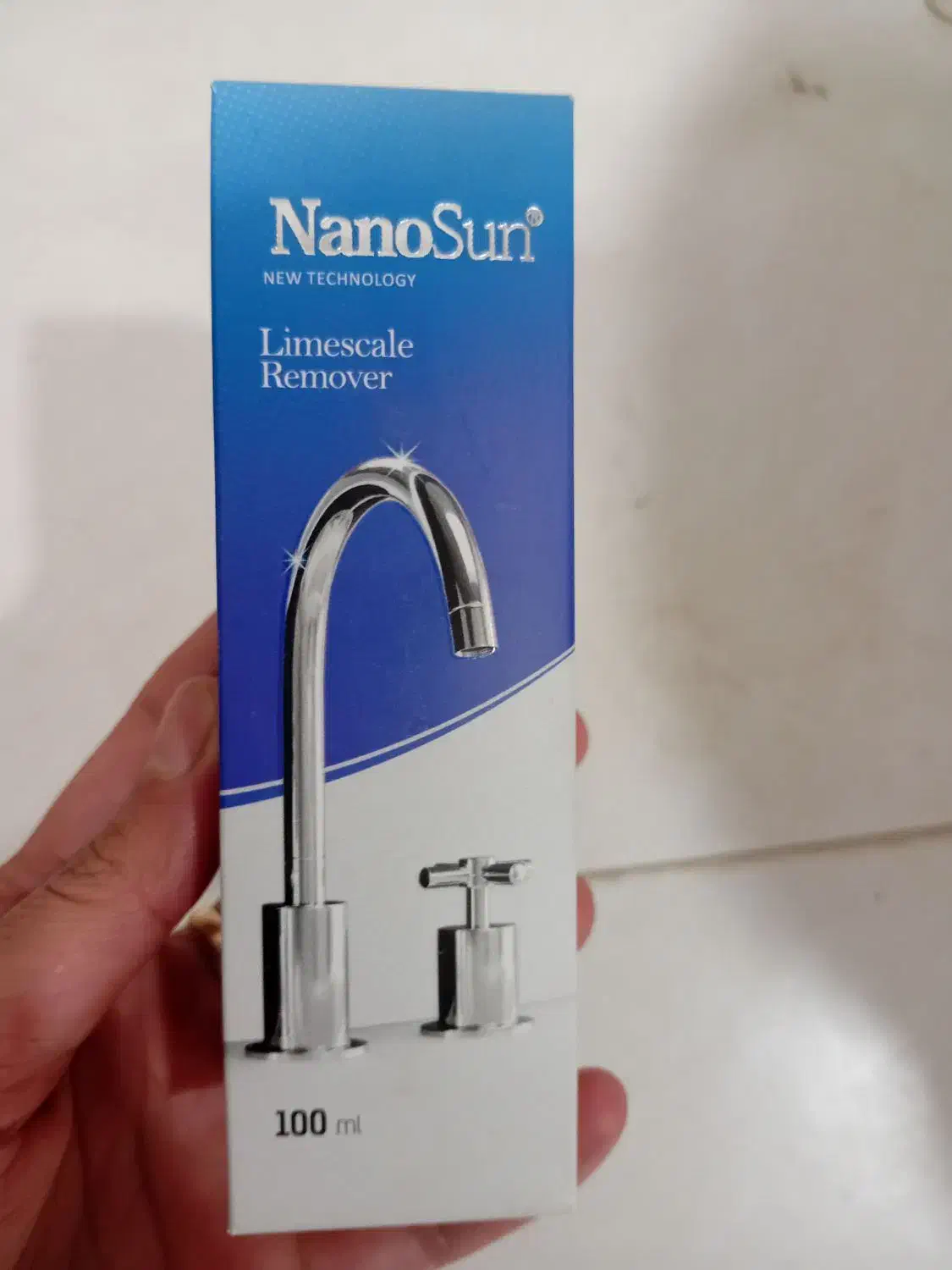 تمیز کننده رسوب شیر آلات فلزی وسطوح نانوسان|مواد شوینده و دستمال کاغذی|خواف, |دیوار