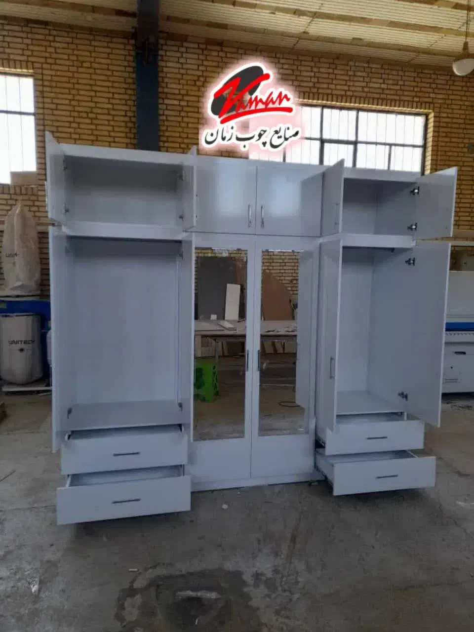 کمد دیواری آماده آینه دار سپیده کد۱۶۲|جاکفشی، کمد، دراور|اسلام‌شهر, شهرک سعیدیه|دیوار