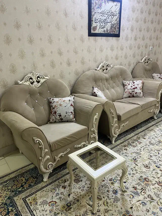 مبل ۷ نفره|مبلمان خانگی و میز عسلی|محمدیه-قزوین, |دیوار