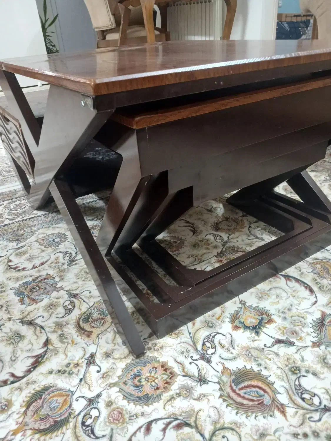 میزجلومبلی وعسلی|مبلمان خانگی و میز عسلی|شاهین‌شهر, شهرک ردانی پور|دیوار