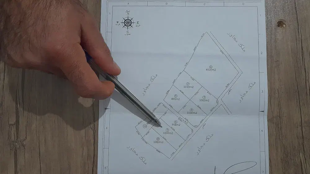 زمین ویلایی به متراژ۲۵۰۰مترمربع،روستاتوریستی مزرعه|فروش زمین و ملک کلنگی|صوفیان, |دیوار