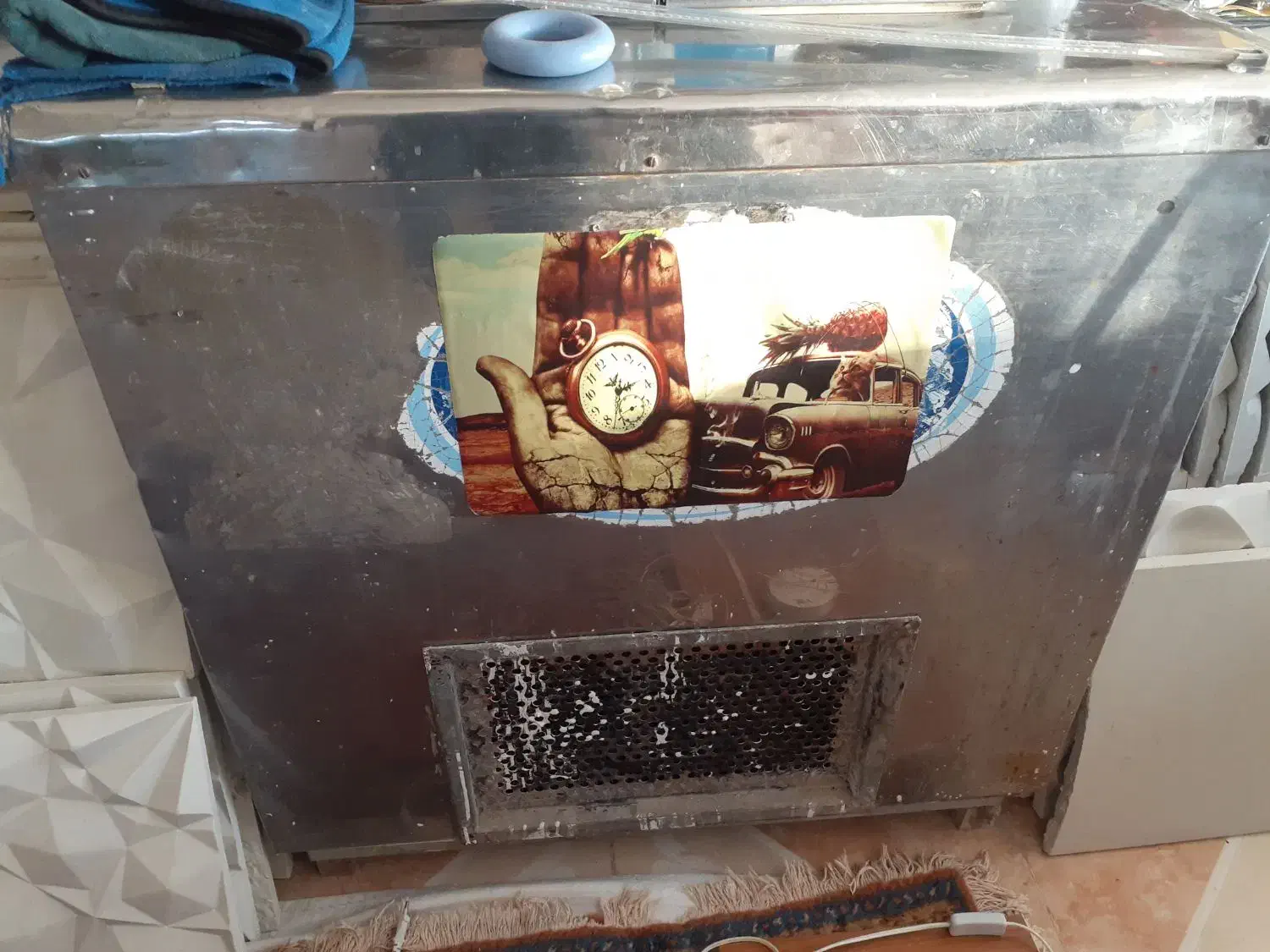 یخچال بستنی استیل سالم موتور آلمانی|یخچال و فریزر|اردبیل, |دیوار