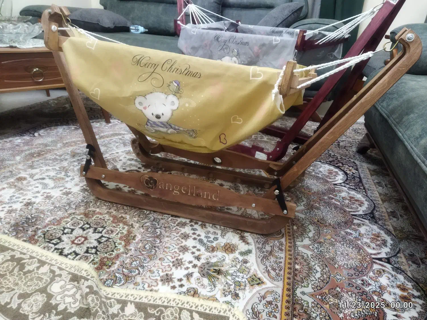 ننو گهواره سنتی|تخت و صندلی بچه|پرند, فاز ۶|دیوار