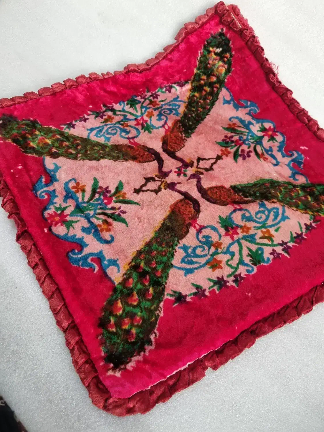 روکوسنی مخمل قدیمی|پرده، رانر، رومیزی|رشت, چله خانه|دیوار