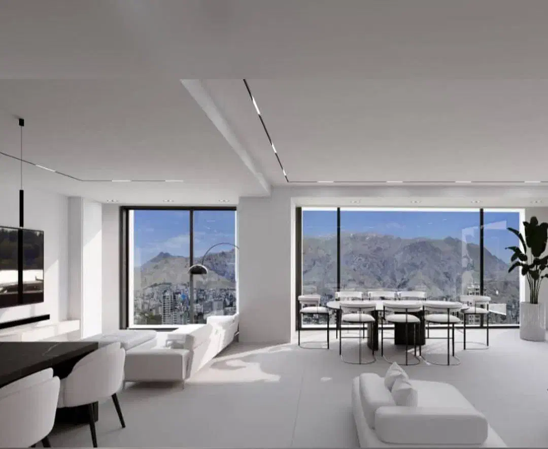 زعفرانیه ۱۵۰متر طبقه آخر بازسازی شده ویو دو طرف|فروش آپارتمان|تهران, زعفرانیه|دیوار