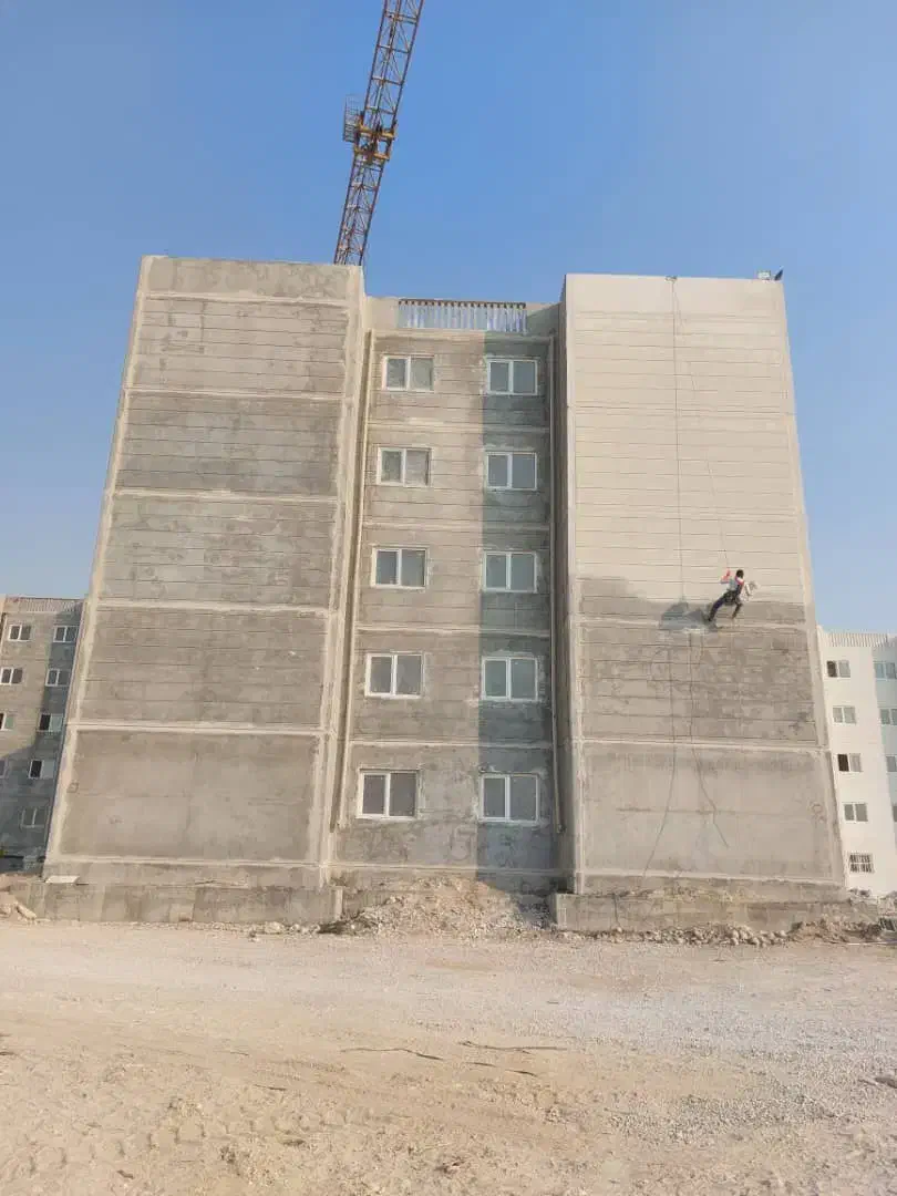 کار در ارتفاع عایق پیچ رولپلاک سنگ کنیتکس نانو|خدمات پیشه و مهارت|جم, |دیوار