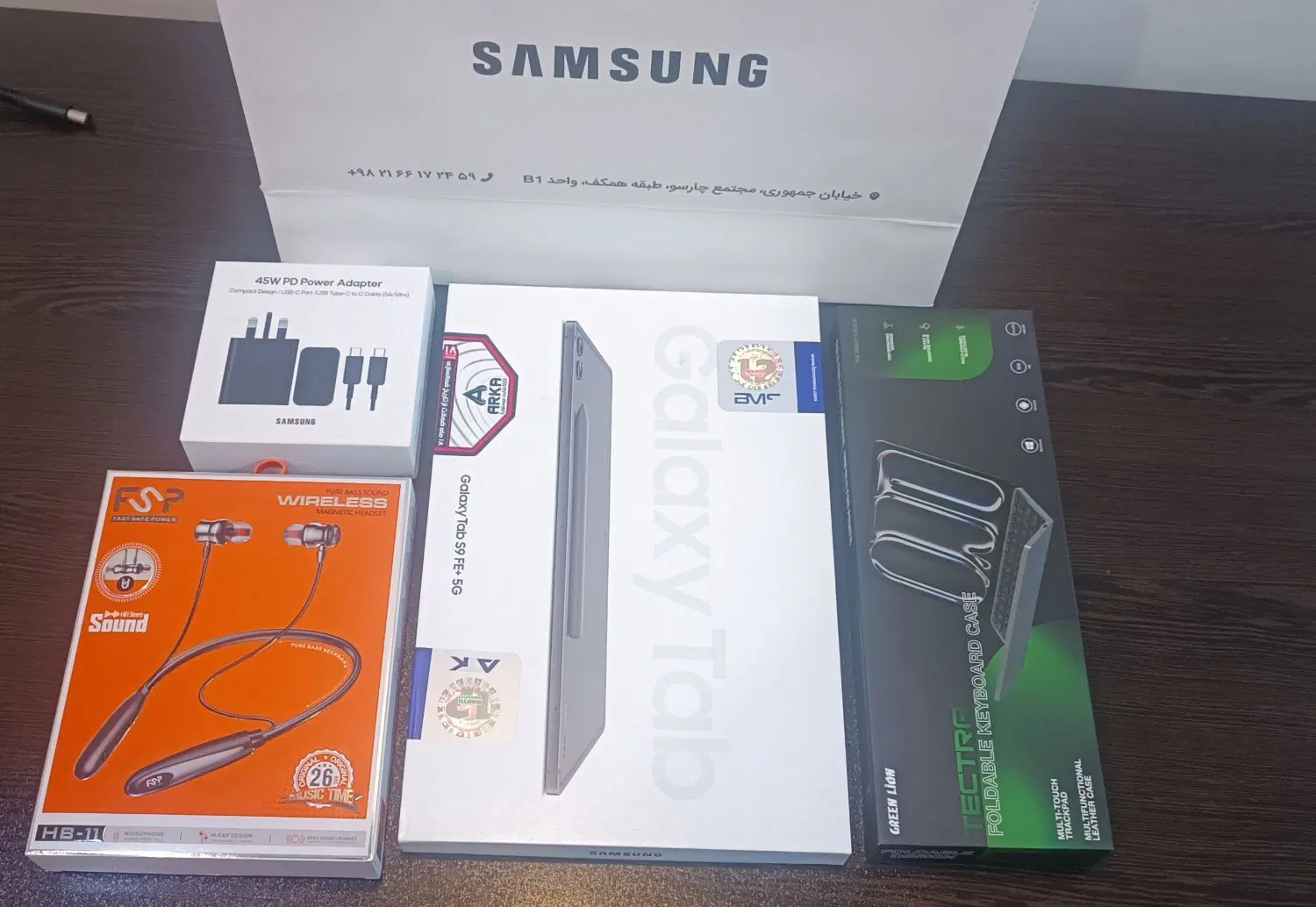 زیر قیمت galaxy tab s9 fe+5g+هدفون+شارژر+کیبورد|تبلت|تهران, سلسبیل شمالی|دیوار