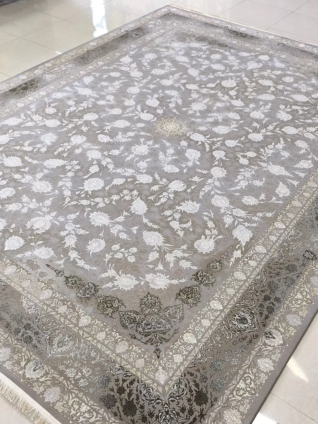 فرح شاد ده رنگ طلایی خشتی ۱۲۰۰|فرش|بوشهر, |دیوار