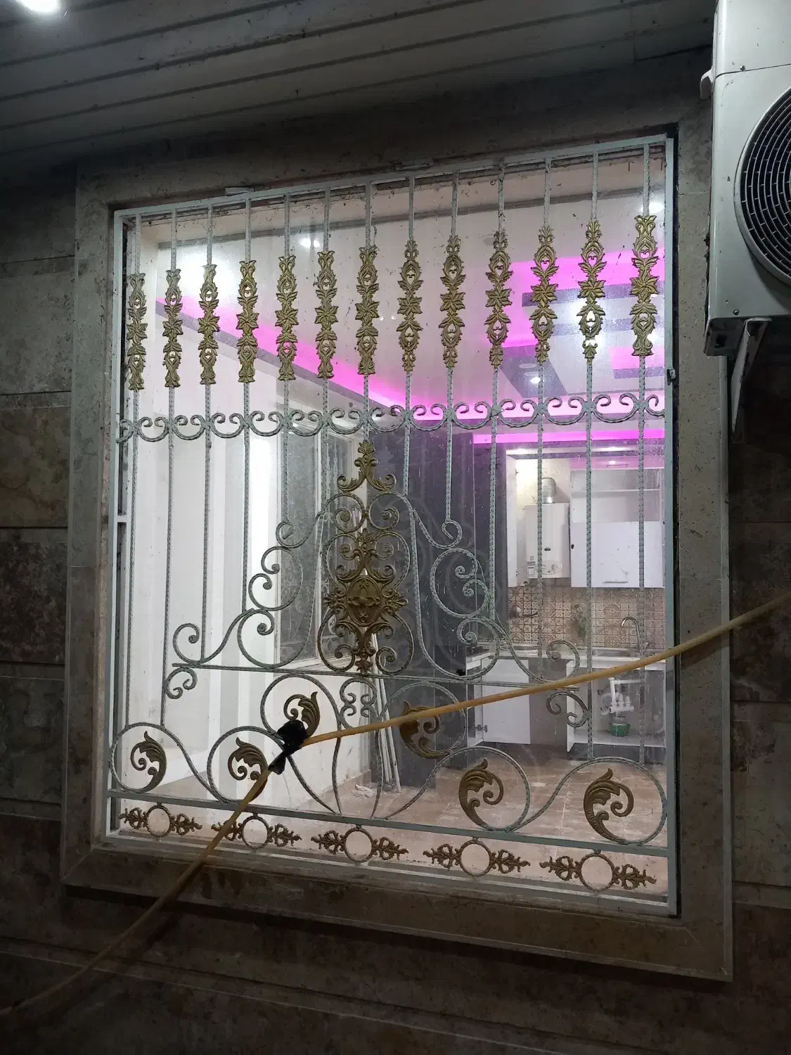 حفاظ پنجره فرفورژه صنایع سنگین فوری|مصالح و تجهیزات ساختمان|رشت, پارک شهر|دیوار