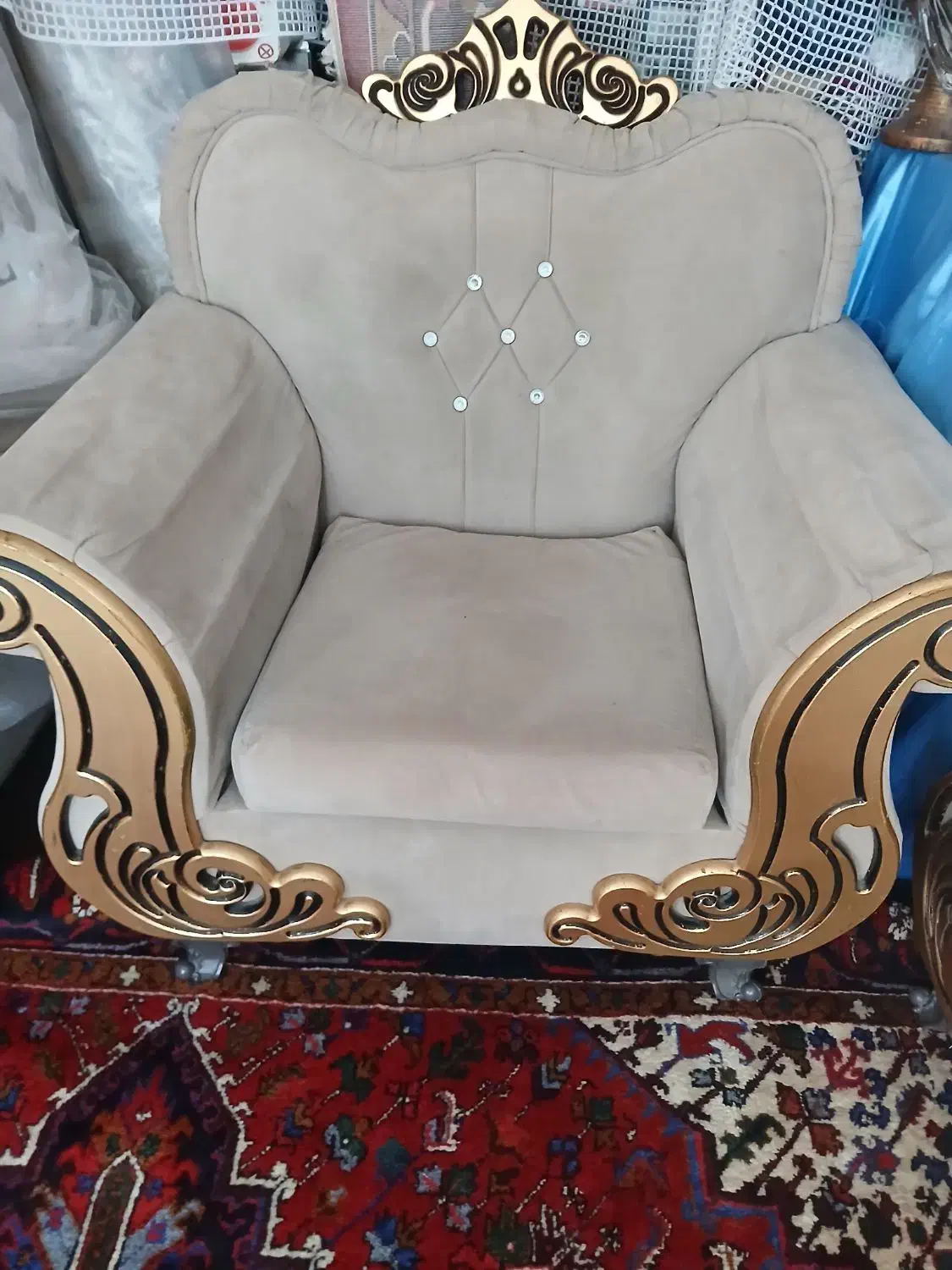 مبل راحتی ۷ نفره|مبلمان خانگی و میز عسلی|آذرشهر, |دیوار