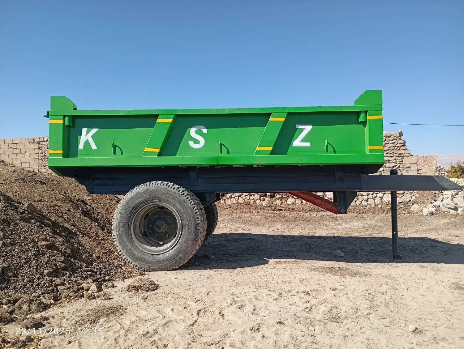 تریلی یا گاری پشت تراکتوری|قطعات یدکی و لوازم جانبی|حنا, |دیوار